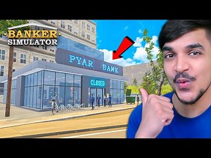 I OPENED MY OWN BANK 🏦💰 | Banker Simulator #1