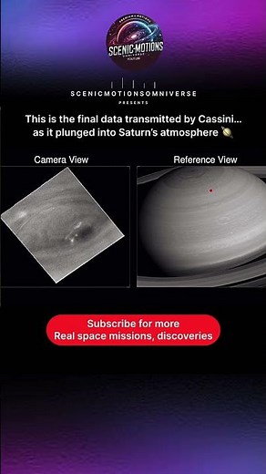 This Is How Cassini Ended 😳🪐 NASA’s Final Moments Inside Saturn