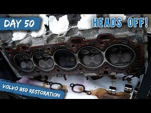 Volvo 850 Restoration - Head Gasket Replacement | Removing The Head