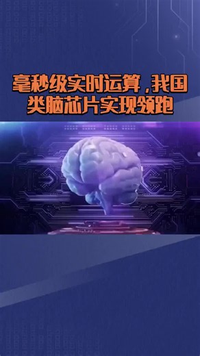 毫秒级实时运算，我国类脑芯片实现领跑