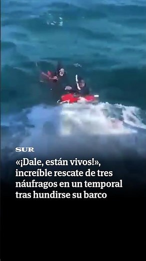 "Keep going, they're alive!", the Civil Guard's rescue of three survivors after their boat sank