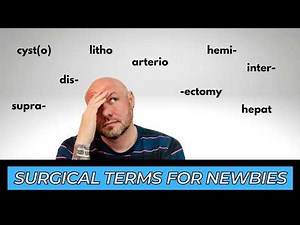 Surgical Terms Made Easy for Beginners!