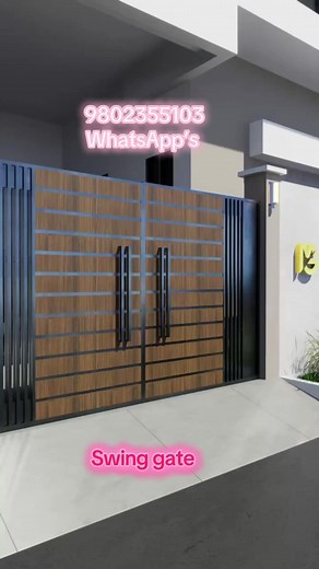 Modern Swing Gate Design for Your Home