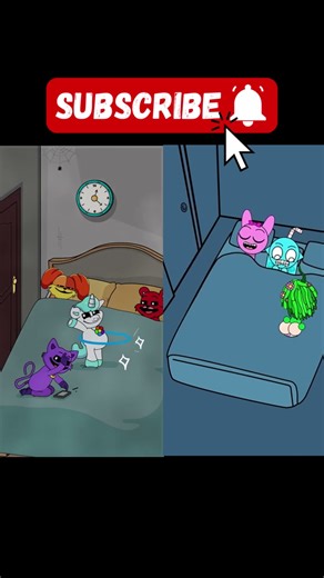Which One is Not Sleeping?(POPPYPLAYTIME)#huggywuggy#poppyplaytime #sprunkiincredibox@1-OneToons