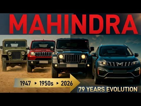 Mahindra cars evolution from 1947 to 2026 #mahindra ‪@MahindraRise‬