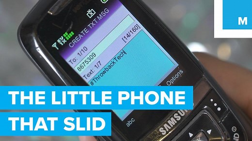#TBT: Samsung slider phone was state of the art in 2006. | Mashable