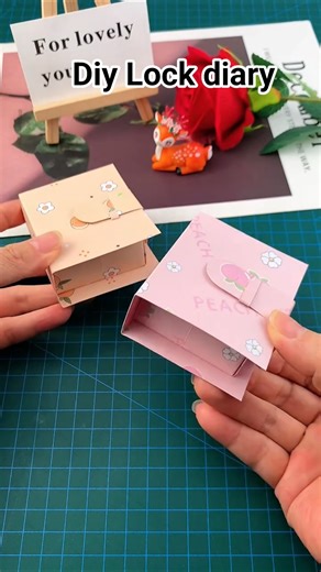 ❌ No Glue ❌ No Tape Lock diary #diy #diary #shorts #viral