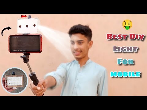 How To Make Amazing Selfie Light At Home - Best Light For Mobile & Dslr