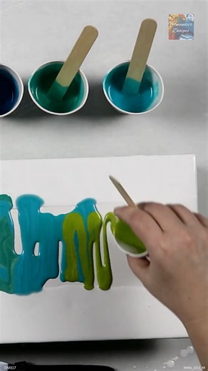 19K views · 160 reactions | Damp Swipe Paint Technique | Amanda's Designs | Facebook