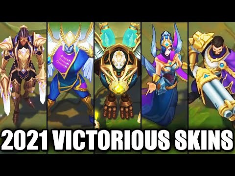 All Victorious Skins 2021 - Victorious Blitzcrank Latest Skin (League of Legends)