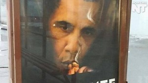 This anti-smoking poster in Russia says “smoking kills more people than Obama” | NowThis