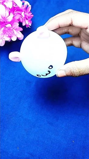 ✨Diy Hello Kitty Lamp 🐱🏮|| Room Decor Old Bulb#viral #trending#shorts#aesthetic#decor #CraftyArchana