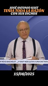 1.2K reactions · 141 shares | JOSÉ ANTONIO KAST TENÍA TODA LA RAZÓN CON SUS DICHOS. | Williams San Martín Aguirre | Facebook