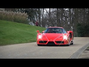 LOUD Ferrari Enzo huge revvs and accelerations!