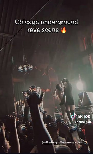 Chicago Underground Rave Scene at Redline