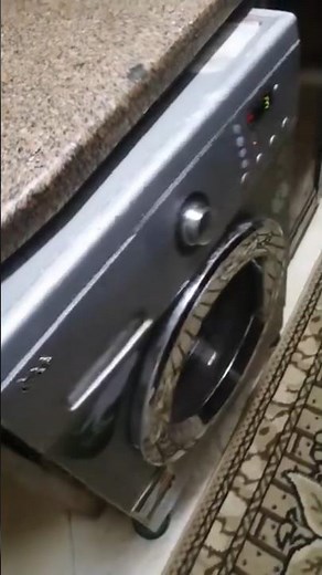 مشكلة اهتزاز وتحرك الغسالة الأوتوماتيك أثناء العصر | Stop Washing Machine Shaking #shorts