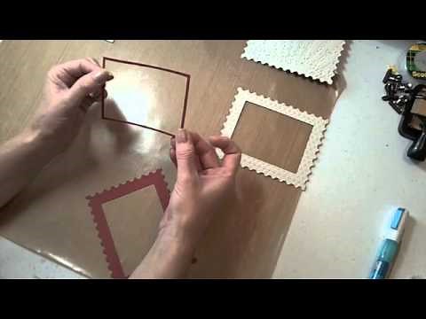 Tim Holtz Postage Stamp Frame Tutorial