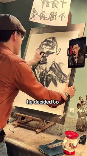 Artist’s Emotional Rage Portrait Explained 🎨