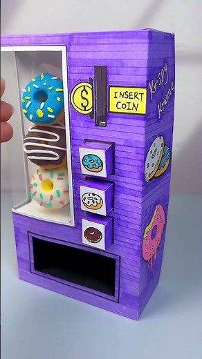 Manual Diy Toy Vending Machine #Diy #Craft #Handmade