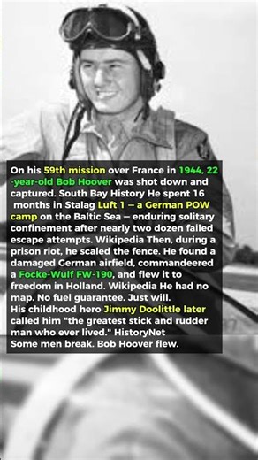 He Escaped a Nazi Prison Camp by Stealing Their Own Plane | Bob Hoover's True Story