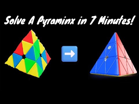 How to solve a Pyraminx in 7 minutes!