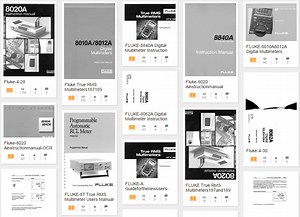 Fluke Multimeters Manuals Archive #internetarchive