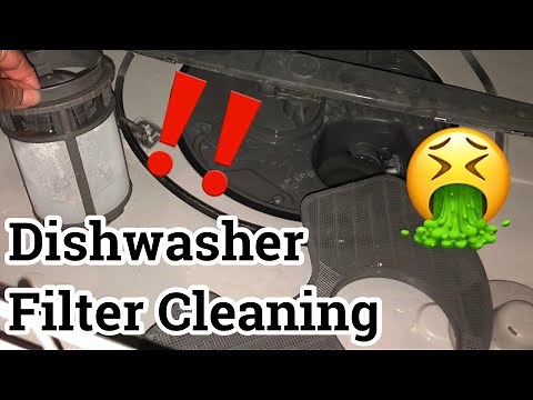 How To Clean Your WHIRLPOOL Dishwasher filter EASY