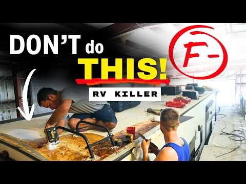 RV Roof Leaks? Here's What You're Doing Wrong