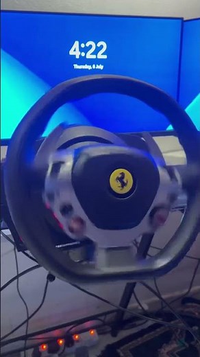 Thrustmaster tx Ferrari 458 steering wheel calibration #steeringwheel #thrustmaster #beamngdrive