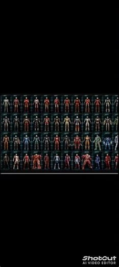 All iron man suits