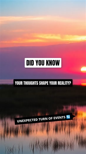 Did you know your thoughts shape your reality? #manifestation #lawofattraction #fyp