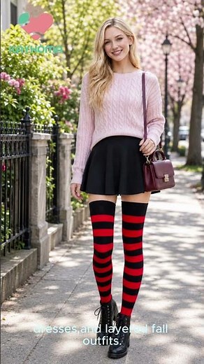How to Wear Kayhoma Thigh‑High Stockings In outfits #cotton #fashion #long #cute #style #socks #love