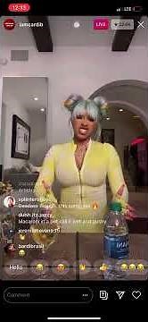 Cardi B On Instagram Live Twerking