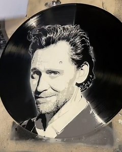 183K views · 353 reactions | This artist gives vinyl records a new makeover, using stencils and spray paint  | UNILAD | Facebook