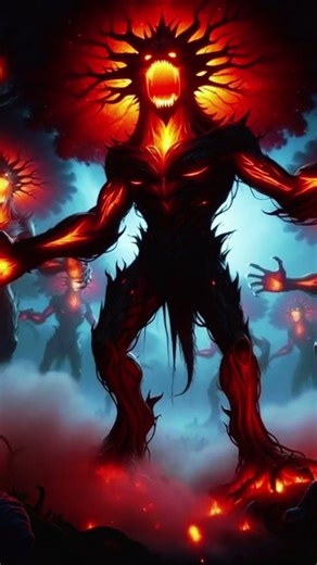 la penumbra emergen criaturas arbóreas #mostergaming #midjourney #movie #horror #ias #creepy