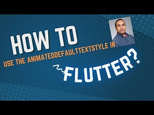 Flutter 101: How to use the AnimatedDefaultTextStyle in Flutter.