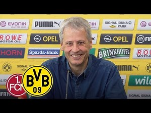 "Nicht mehr solche Tore kassieren" | PK mit Favre | 1. FC Nürnberg - Borussia Dortmund