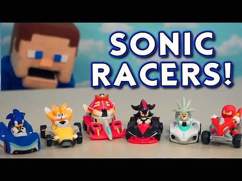 Sonic the Hedgehog Jakks Hot Wheels Racers Series 1 & 2 Unboxing!