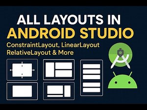 All Layouts in Android Studio Explained | ConstraintLayout, LinearLayout, RelativeLayout & More