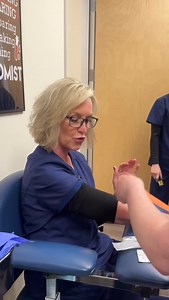 Part Two ✌️of her very first blood draw 🤩 Tag along to see them shake off the nerves and become confident phlebotomist MA’s 😌 Part three coming tomorrow ☺️ #healthcarestudent #phlebotomystudent #medicalfieldstudent #blooddraw #idaho #boiseidaho | Medical Career Academy