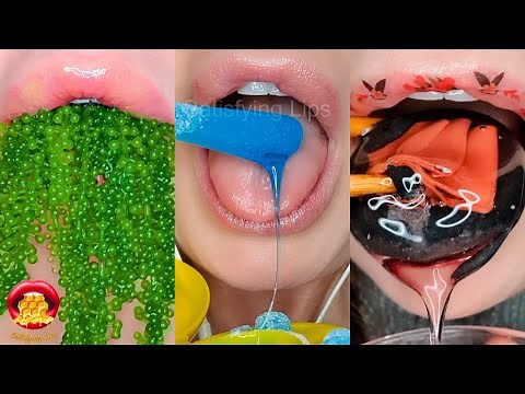 25 Minutes Satisfying ASMR Eating THEMED FOOD Compilation Mukbang 먹방