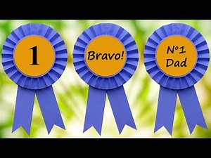 Easy DIY Paper Award Rosette