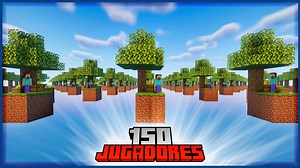 ¡150 Jugadores se ENFRENTAN en Islas de Skyblock! | SkeletalMax