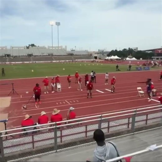 DJ Seaborn wins triple jump 51 feet Liberty Hill Track Class 5A UIL State
