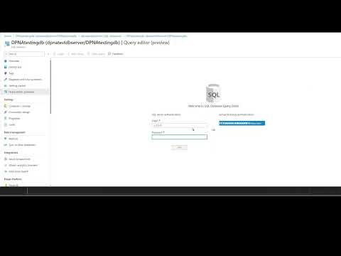 Azure SQL Query Editor - How to use & Troubleshooting.