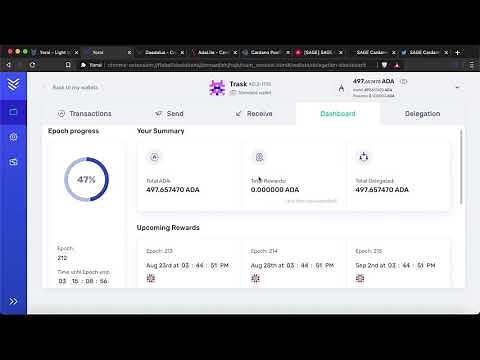 Yoroi Wallet - Staking & Delegating ADA on Cardano