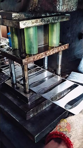 Sheet Metal Cutting Process with Punch Die #Manufacturing #MetalCutting #Engineering #Shorts #diy