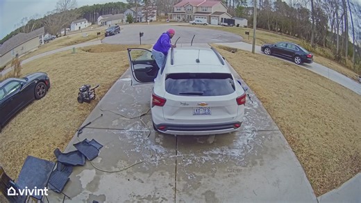 Dad Protects Child from Aggressive Dog
