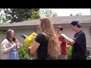 Leaf Blower vs. Face Behind The Scenes