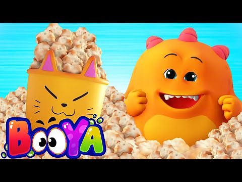 Pop Goes The Popcorn | Funny Cartoons Videos For Children | Fun Animation with Booya Cartoon
